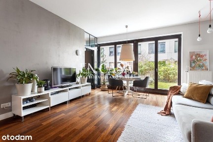 Mieszkanie z ogrodem | 73m2, 2 sypialnie, garaż.