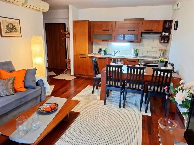 Apartament z widokiem na park, garaż, taras, 3 pok, meble