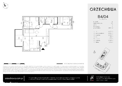 3-pokojowe mieszkanie 59m2 Bez Pośredników