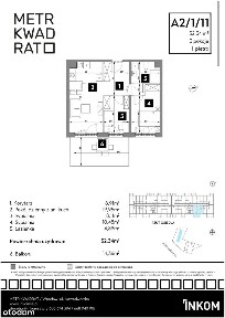 3-pokojowe mieszkanie 52m2 + balkon Bezpośrednio