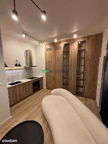 Salon z aneksem i sypialnia blisko Wisły