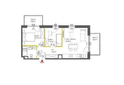 3pok ** 2 BALKONY** | FANTASTYCZNA KOMUNIKACJA ! TERAZ Tani Garaż!