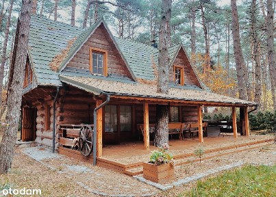 Przestronny dom w Dębkach z drewna z przejściem na plażę