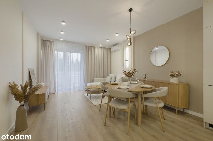 przestronne 2-pokojowe mieszkanie 49,04 m² Garderoba | Bez prowizji