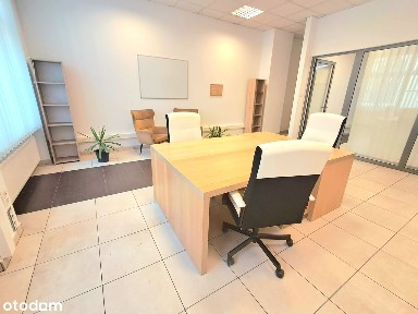 Biuro 60 m² do wynajęcia-open space + gabinet+ magazyn, winda, parking