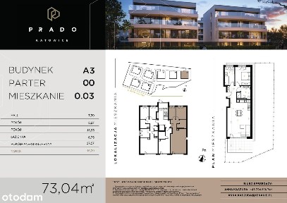 Prado Katowice | mieszkanie 3-pok. | A3003