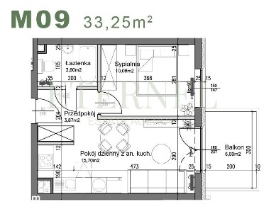 Kompaktowe mieszkanie 2-pokojowe - Czyżyny