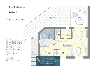 Borek | Kasztanowa | 3 Pokoje | Ogródek | Taras