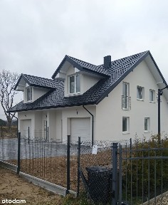 Nowoczesny dom bliźniak, 114 m² z garażem i 4 pokojami