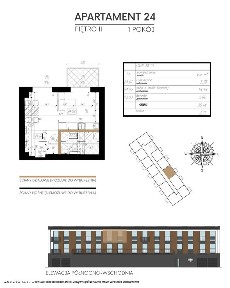 1-pokojowe mieszkanie 30m2 + balkon