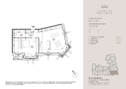 Kamienica Wiedeńska | mieszkanie 2-pok. | K13-3.06