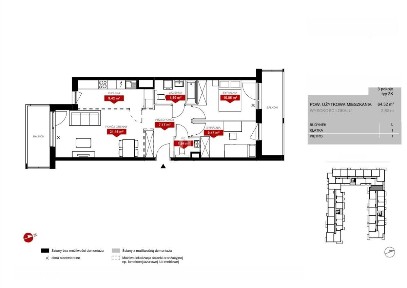 Dwustronne, dwa duże balkony, salon 30m2
