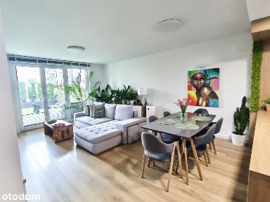 Mieszkanie 3-4 pokoje / duży salon / 2 ogródki / 2 miejsca parkingowe