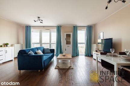 Przestronne mieszkanie na wysokim piętrze | Park