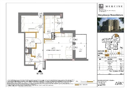 Rezydencja Manufaktura | Apartament 3-pok. | A81