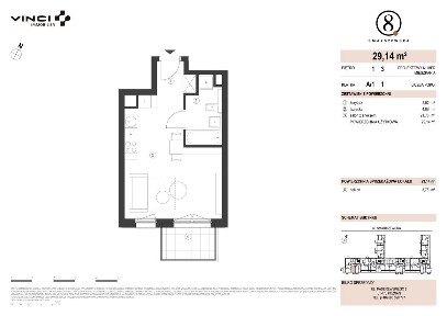 Smardzewska 8 | mieszkanie 1-pok. | A/1/1.3