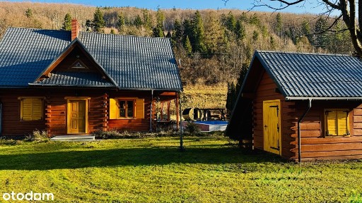 Piękny dom z bala z basenem pod Starym Groniem BRENNA