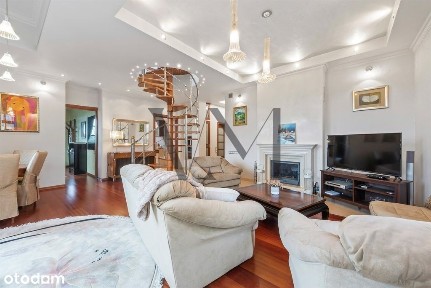 Dwupoziomowy apartament 130m2 na Mokotowie