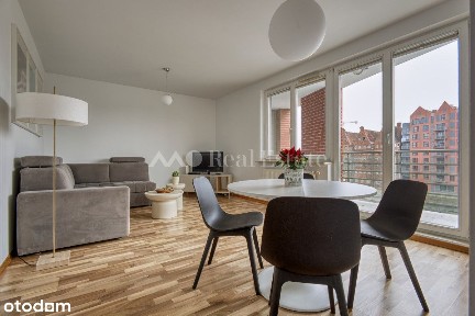 Wygodne dwa pokoje w sercu Gdańska nad rzeką