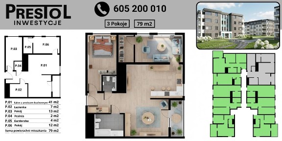 START SPRZEDAŻY - 1 ETAP NOWOCZESNE OSIEDLE CHWASZCZYNO 79 m² KOMFORTU