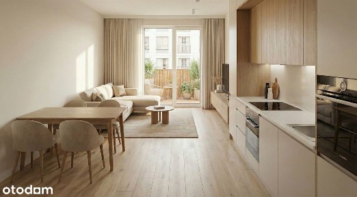 MOKOTÓW - FUNKCJONALNE 2 POKOJE | 45,2 M² - balkon