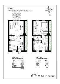 OSTATNI - GOTOWY - pół bliźniaka - ok. 100 m2 (Chojnice - JAN 21A/2)
