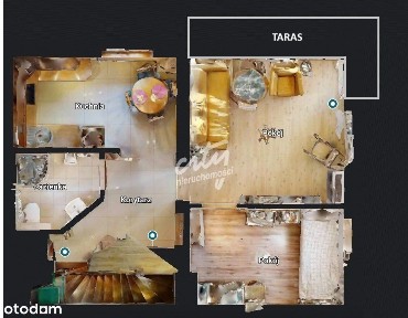 [3D] Piętro domu Pogodno - garaż, ogród, taras!