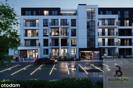 Nowe 2-pok. mieszkanie, duży balkon,Parter, Słupsk