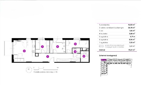 OKAZJA>Narożne 4pok.70m2 | Duży Balkon |2 -WC | Blisko Sklep/Tramwaj!