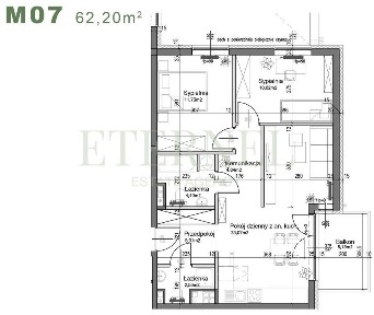 Mieszkanie 3-pokojowe z 2 łazienkami, Czyżyny