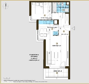 Słoneczne mieszkanie - Złota Praga- 2 pokoje - oddzielna jasna kuchnia