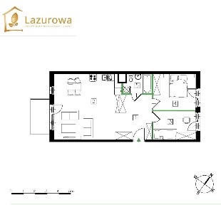 3 pok. 64,85m2, Balkon 4,73m2 - odbiór kluczy marzec 2026 roku.