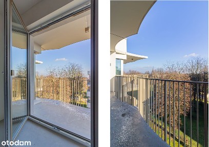 Przestronne 2 pokoje, balkon, widok na park