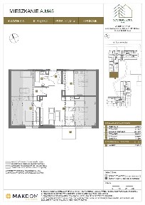 4-pokojowe mieszkanie 54m2 + balkon Bezpośrednio