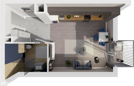 Nowe mieszkanie 33,7 m² z balkonem | Link Bunscha | Kraków Ruczaj