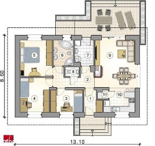 Dom parterowy na początek 2026r/ Betkowo