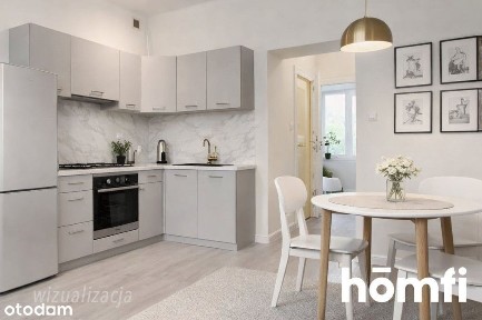 Jasne dwa pokoje z balkonem