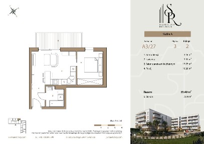 2-pokojowe mieszkanie 35m2 + balkon Bez Prowizji