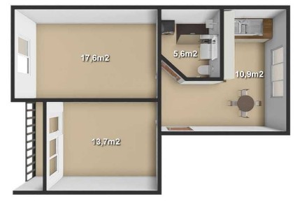 Mieszkanie 2 pokojowe na wynajem, 2 piętro, Złotów, Matejki