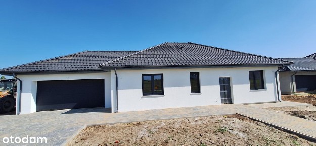 Wykończony dom parterowy, duża działka