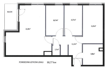 Mieszkanie 4 pokoje stan deweloperski od zaraz bezpośrednio - Świetne!
