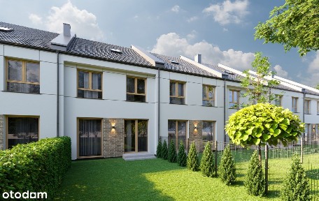 Dom w zabudowie szeregowej z garażem w centrm Zielonki, 126,3 m2