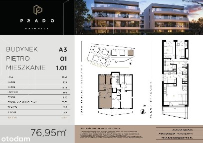 Prado Katowice | mieszkanie 4-pok. | A3101