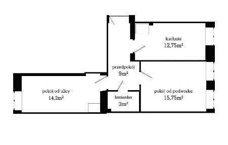 Mokotów | kamienica z 1937 | 2 pokoje + duża kuchnia | blisko Łazienek