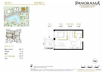 Taras, park i jezioro na wyciągnięcie