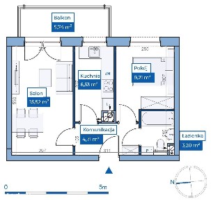 Osiedle Sterowców | budynek S17 | mieszkanie 5