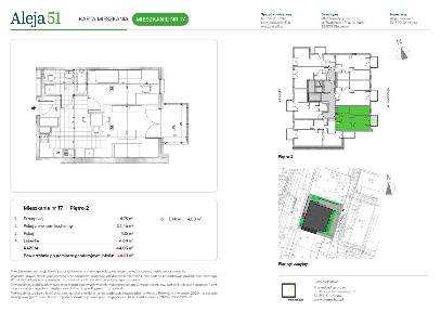 Aleja 51 | mieszkanie 2-pok. | nr 17