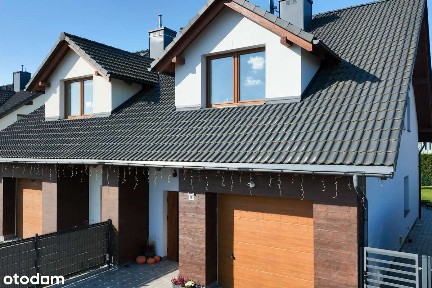 Komfortowy dom bliźniaczy | Garaż, ogród, kominek