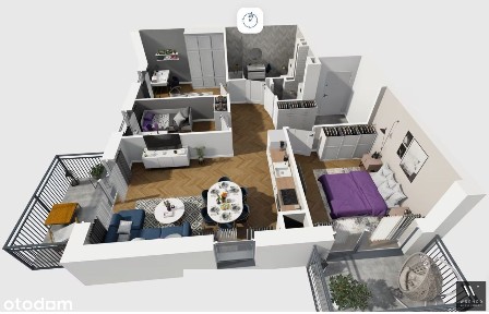 4 pokoje + dwa balkony | miejsce garażowe w cenie