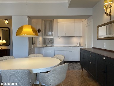 Mokotowska, z widokiem, słoneczne 3 pokoje, salon 35 m2; dwie łazienki